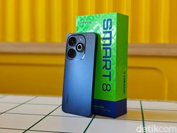 Unboxing Infinix Smart 8: HP Mirip iPhone 15 Pro Harganya Rp 1 Jutaan