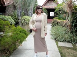 7 Potret Terbaru Kiki Amalia yang Hamil di Usia 42 Tahun, BB Sudah Naik 17 Kg