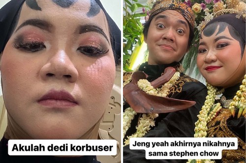 KIsah pengantin yang menggelar acara intimate wedding, viral di TIkTok