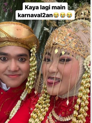 KIsah pengantin yang menggelar acara intimate wedding, viral di TIkTok