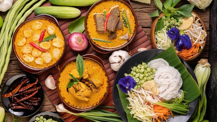 Masakan khas Indonesia.