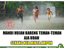 Meme Nikmatnya Hujan, Sambil Makan Mie Enak, Nih!