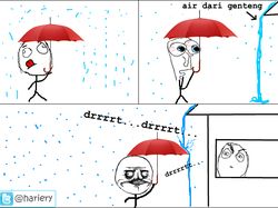 Meme Nikmatnya Hujan, Sambil Makan Mie Enak, Nih!
