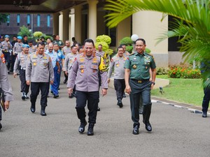 Panglima TNI Bertemu Kapolri, Bahas Sinergitas di Pemilu hingga Situasi Papua