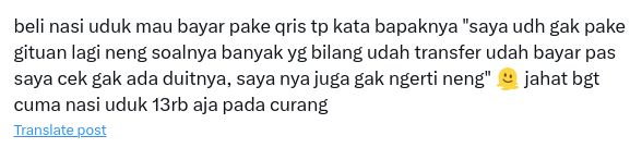 Penjual nasi uduk kerap dicurangi pembeli