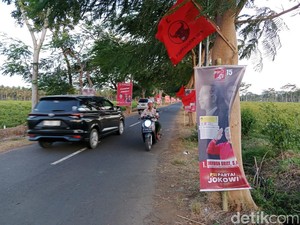 Kedatangan Kaesang di Banyuwangi Dimeriahkan Perang Baliho PSI-PDIP