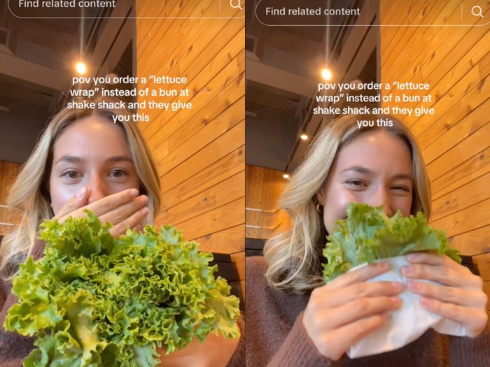 Pesan Menu Burger Sayur, Wanita Ini Kaget Dapatnya Mirip Makanan Kelinci!