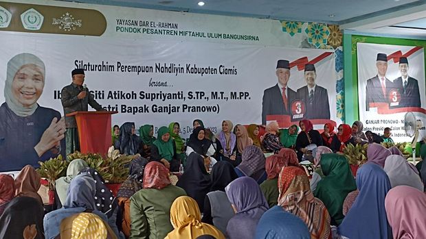 Pimpinan Pondok Pesantren Miftahul Ulum Ciamis KH Arief Ismail Chowas dukung Ganjar