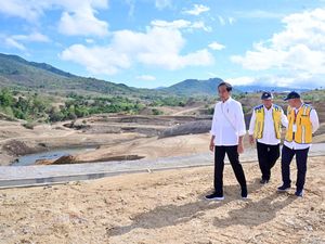 Jokowi Pastikan Bendungan Mbay di NTT Rampung Akhir 2024