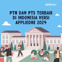 Infografis: 10 PTN-PTS Terbaik Indonesia Versi The AppliedHE 2024