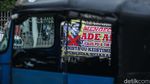 Spanduk Kecaman Keras untuk Ade Armando Mejeng di Jakarta