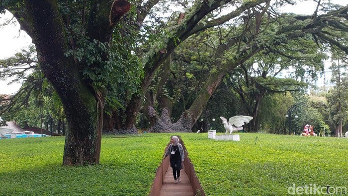 Taman Labirin di Balai Kota Bandung.