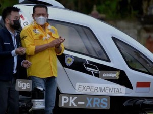 EHang Sukses Uji Terbang di Tangerang, Bamsoet: Selanjutnya IKN