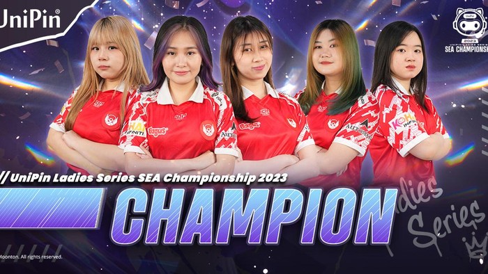 Kompetisi Mobile Legends Ladies se-Asia Tenggara, yakni UniPin Ladies Series Southeast Asia Championship 2023, resmi berakhir. Bigetron Era keluar sebagai juaranya.