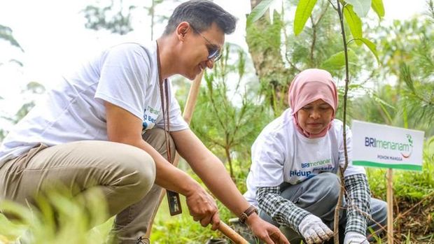 BRI Menanam jadi salah satu aksi nyata penerapan ESG.
