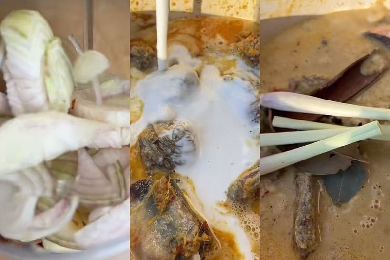 bule asal Inggris masak rendang