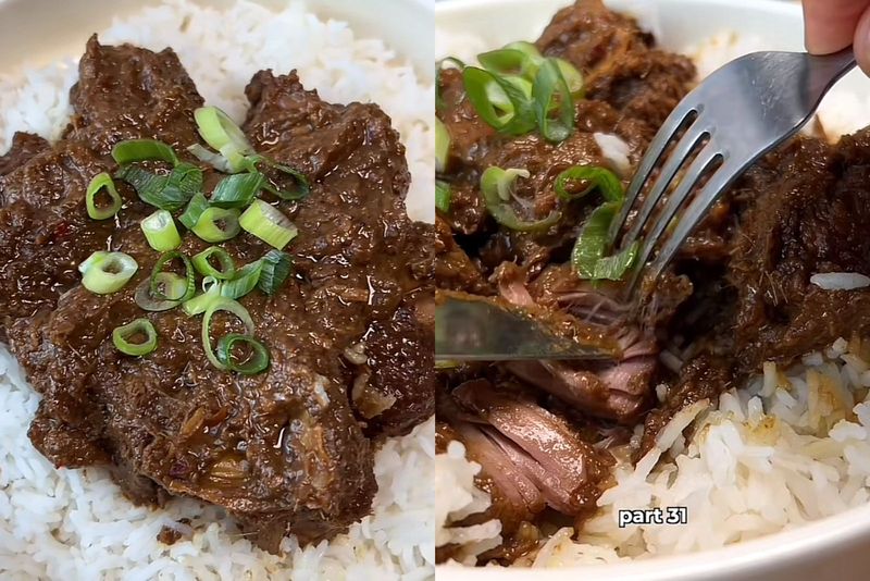 bule asal Inggris masak rendang