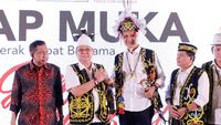 Ganjar Pranowo Diangkat Jadi Warga Kehormatan Adat Dayak Kenyah