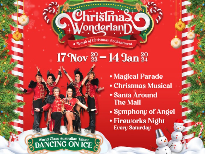 Bagi warga Surabaya yang ingin menghabiskan liburan bersama keluarga, bisa mendatangi Christmas Wonderland di The Courtyard Pakuwon City Mall. Mulai tanggal 17 November 2023 - 14 Januari 2024.