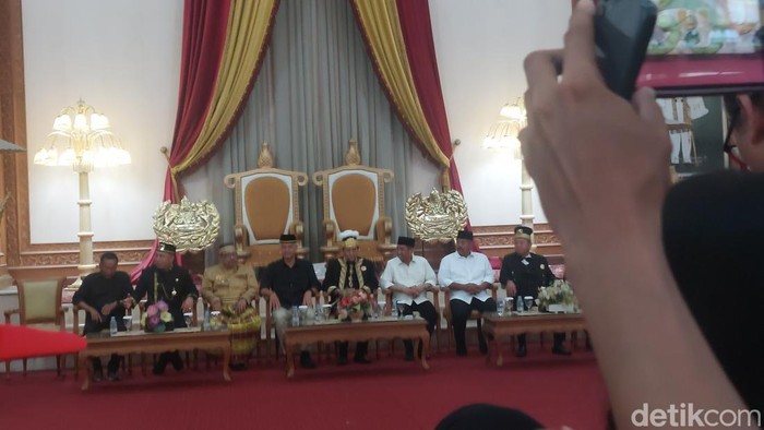 Ganjar di Kesultanan Kutai Kertanegara ing Martadipura (Rumondang Naibaho/detikcom)
