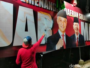 Baliho Ganjar-Mahfud di Makassar Jadi Sasaran Vandalisme, TPD Ancam Polisikan