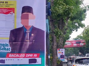 Walhi Jabar Soroti Caleg yang Pasang Alat Peraga Kampanye di Pohon