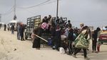 Israel Gempur Khan Younis, Warga Palestina Mengungsi ke Rafah