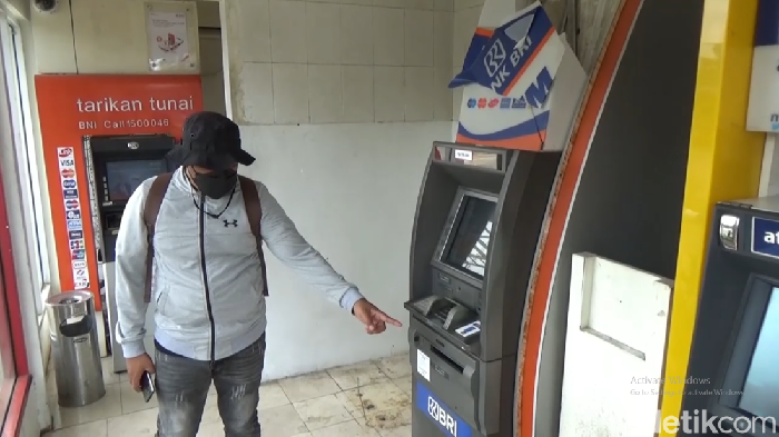 Lokasi ATM di Maros yang dibobol.