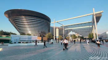 Konferensi perubahan iklim COP28 adalah acara dari badan PBB UNFCCC. Konferensi digelar di Expo City Dubai, Uni Emirat Arab. Foto: Fitraya Ramadhanny/detikcom