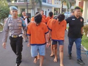 8 Orang Jadi Tersangka Pengeroyokan di Taman Sritanjung Banyuwangi