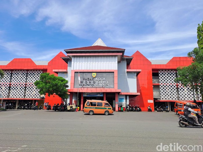 Pasar Kota Wonogiri, Rabu (6/12/2023) pagi.