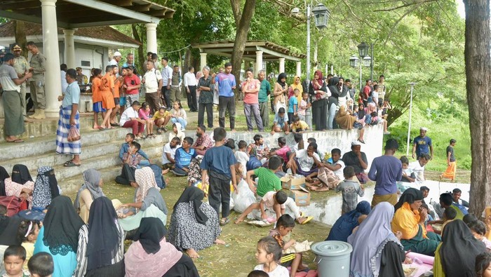 Pengungsi Rohingya yang berada di Kota Sabang. (Dok Pemko Sabang)