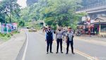 Penampakan Penutupan Total Jalan Poros Camba Maros Hari Ini Rabu 6 Desember