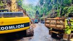 Penampakan Penutupan Total Jalan Poros Camba Maros Hari Ini Rabu 6 Desember