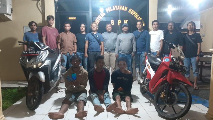 Polisi meringkus tiga komplotan jambret di Bangka