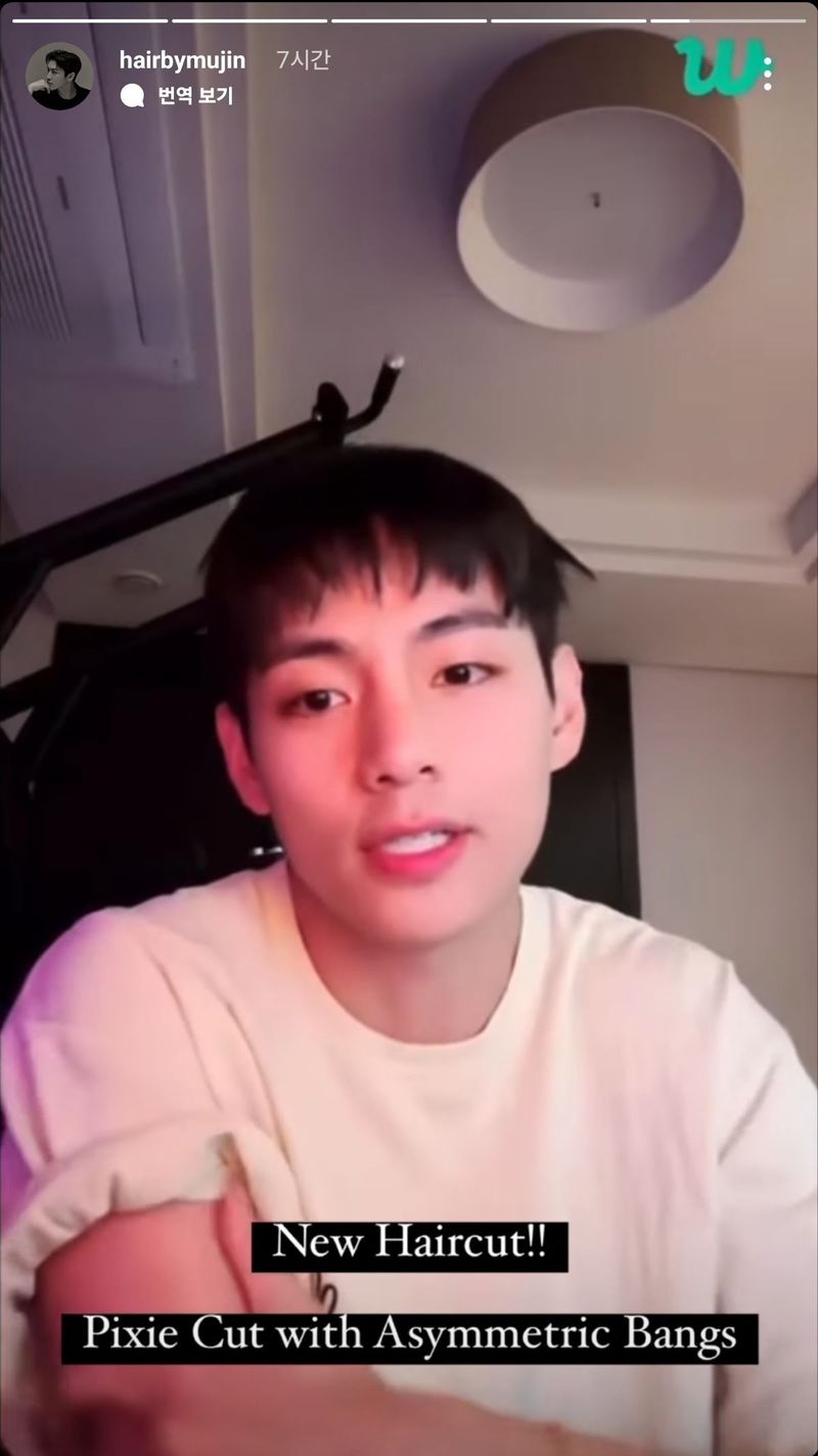 Poni V BTS Jelang Wamil Jadi Sorotan, Hairstylist Spill Model Rambutnya