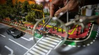 Diorama biasanya digunakan sebagai properti foto mainan atau juga dikoleksi.