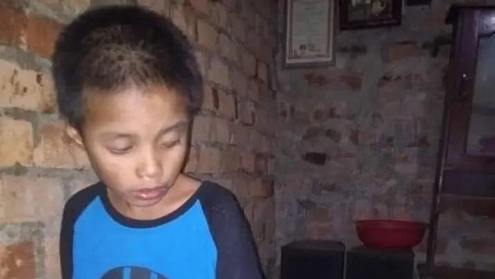 Foto korban, Rizal yang dilaporkan hilang saat main di hutan.