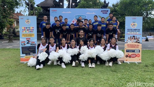 Roadshow Classy Yamaha Youth Festival 2023 hari ketiga berlanjut ke SMAN 3 Denpasar, Rabu (6/12/2023). (Foto: Siti Muamalah/detikBali)