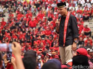 Temui Simpatisan dan TPD Kaltim, Ganjar Disambut Meriah