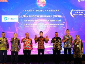Transformasi Digital Peruri Raih Penghargaan