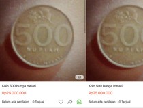 Foto Uang Logam yang Baru Ditarik BI-Dijual Puluhan Juta di Marketplace