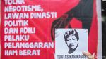 Aksi Peringatan Hari HAM dan Antikorupsi di Patung Kuda