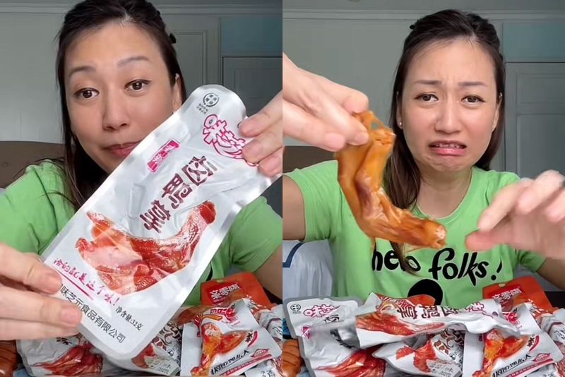 Ceker bebek China viral