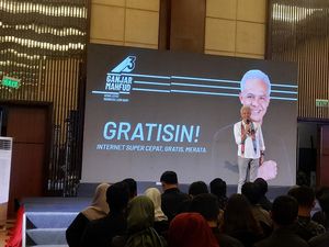 Ganjar Sebut Bakal Hadirkan Internet Cepat Gratis untuk Anak Sekolah