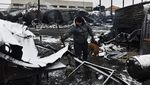 Gegara Perang, Depo Minyak di Donetsk Ukraina Ludes Terbakar