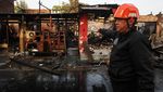 Enam Toko Abon dan Barang Antik di Surabaya Hangus Terbakar