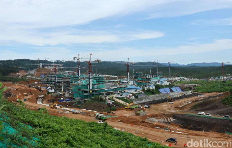 Proyek pembangunan infrastruktur di ibu kota negara (IKN) Kalimantan Timur terus berjalan. Yuk lihat progresnya.