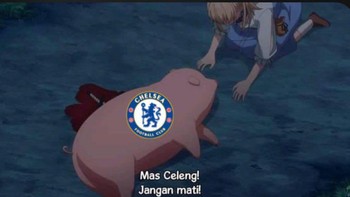 Chelsea meski kalah tapi jangan mati semangatnya... Foto: Twitter