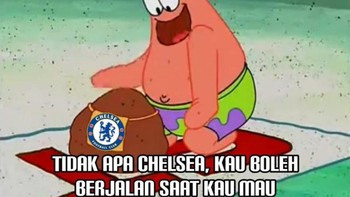 Puk puk semangat Chelsea... Foto: Twitter